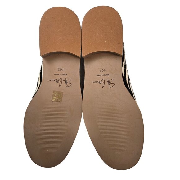 NWOT/NWOB Etta Grove Calf Hair Zebra Print Loafer Shoes Size 10.5 - Picture 9 of 9